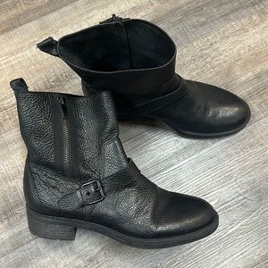 Nine West Hanzil leather boots Sz 7 Like New